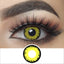 Yellow Solar Eclipse Contact Lenses