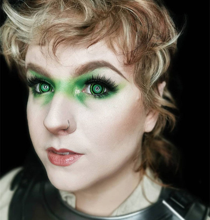 Green Goblin Mini Sclera Contacts