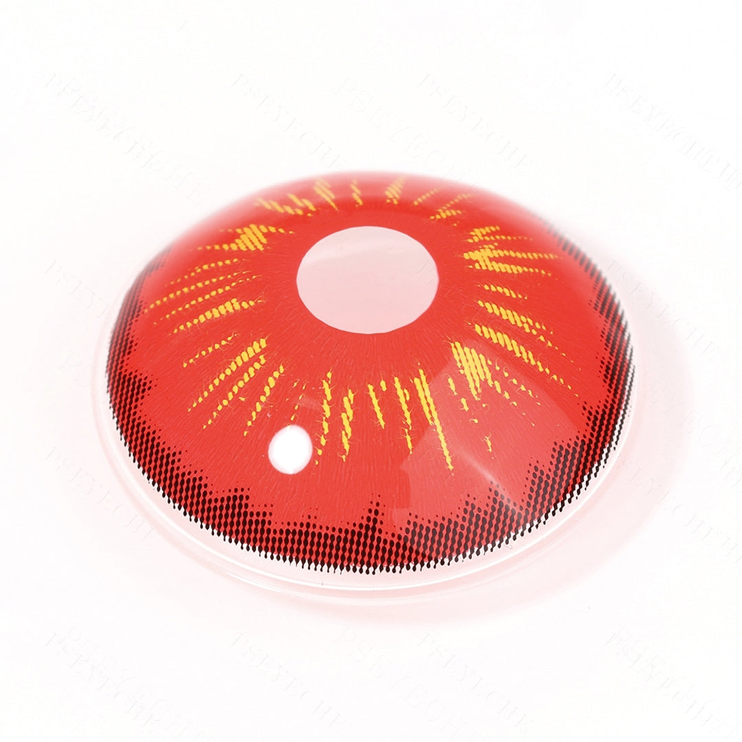 Red Fire Sclera Contacts Secondary image