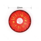 Red Fire Sclera Contacts