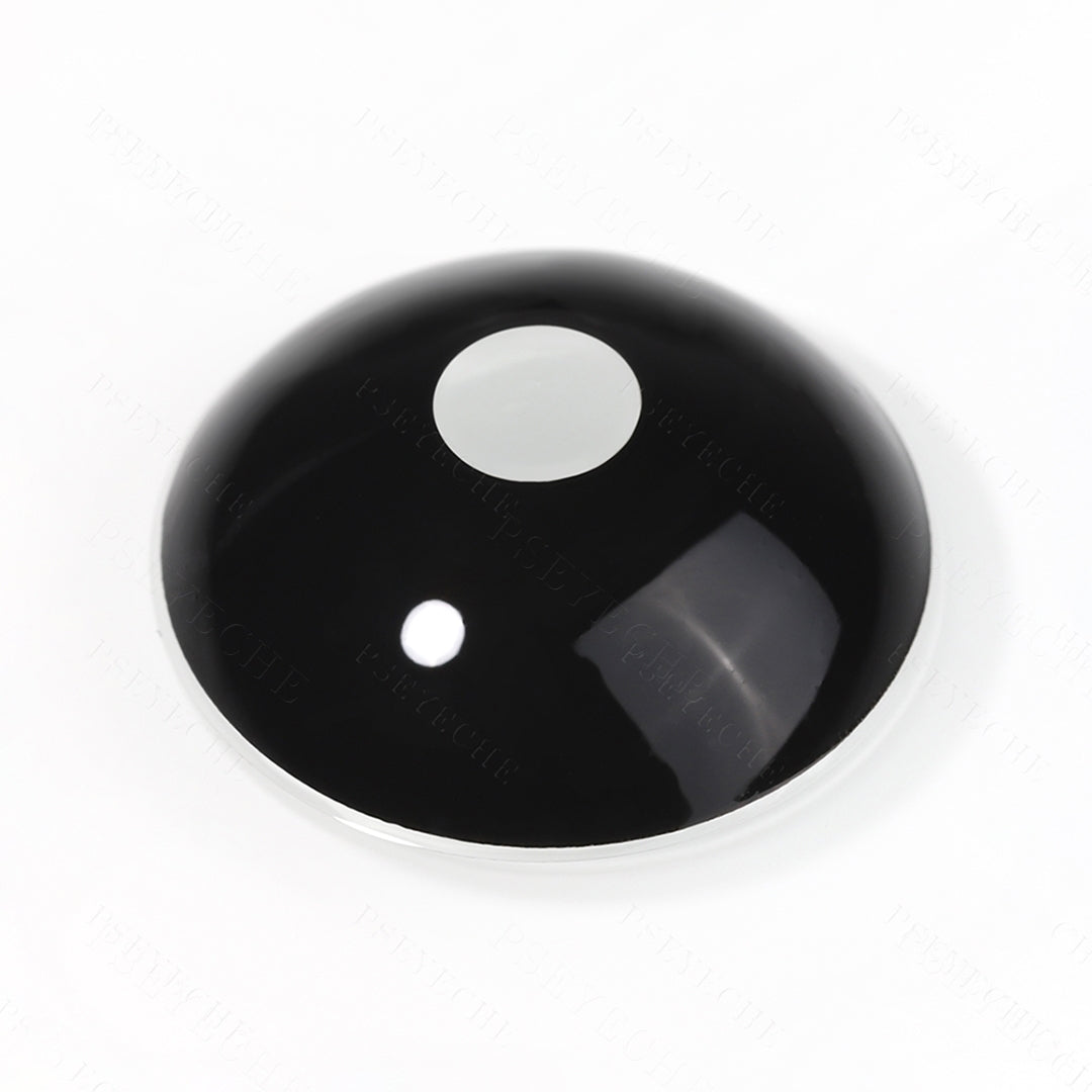 Full Black Sclera Contacts Secondary image
