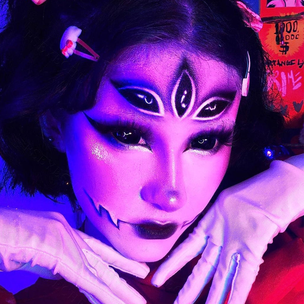 Full Black Sclera Contacts