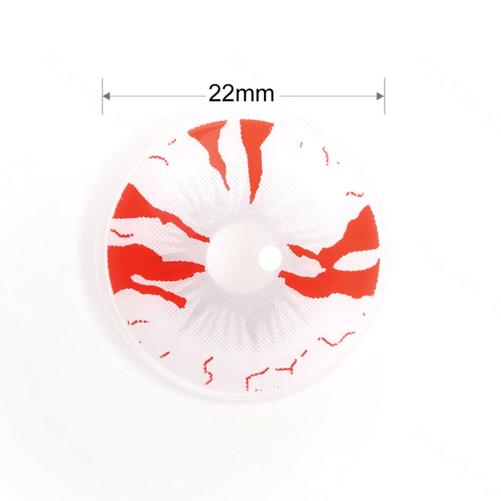 Bloodstained Sclera Contacts