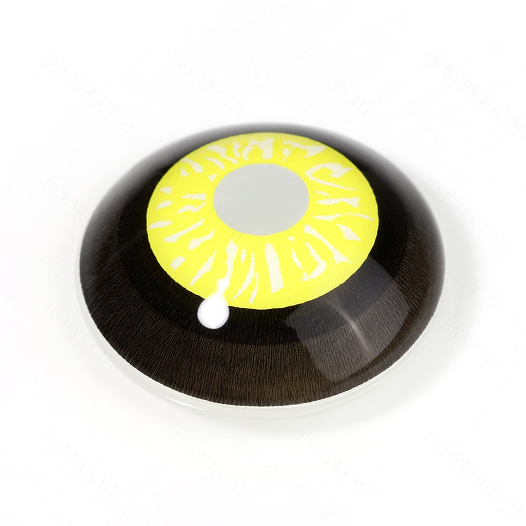 Black And Yellow Sclera Contacts Secondary image