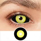 Black And Yellow Sclera Contacts