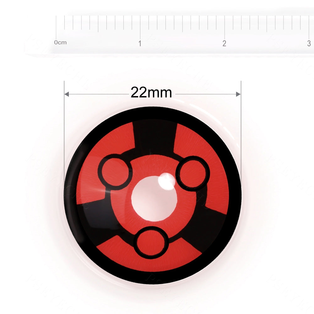 Madara Mangekyou Sharingan Sclera Contacts
