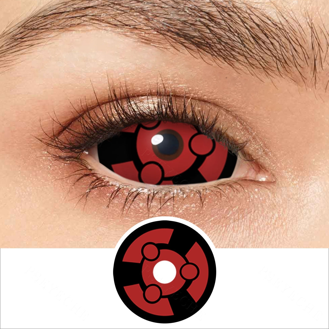 Madara Mangekyou Sharingan Sclera Contacts Main image