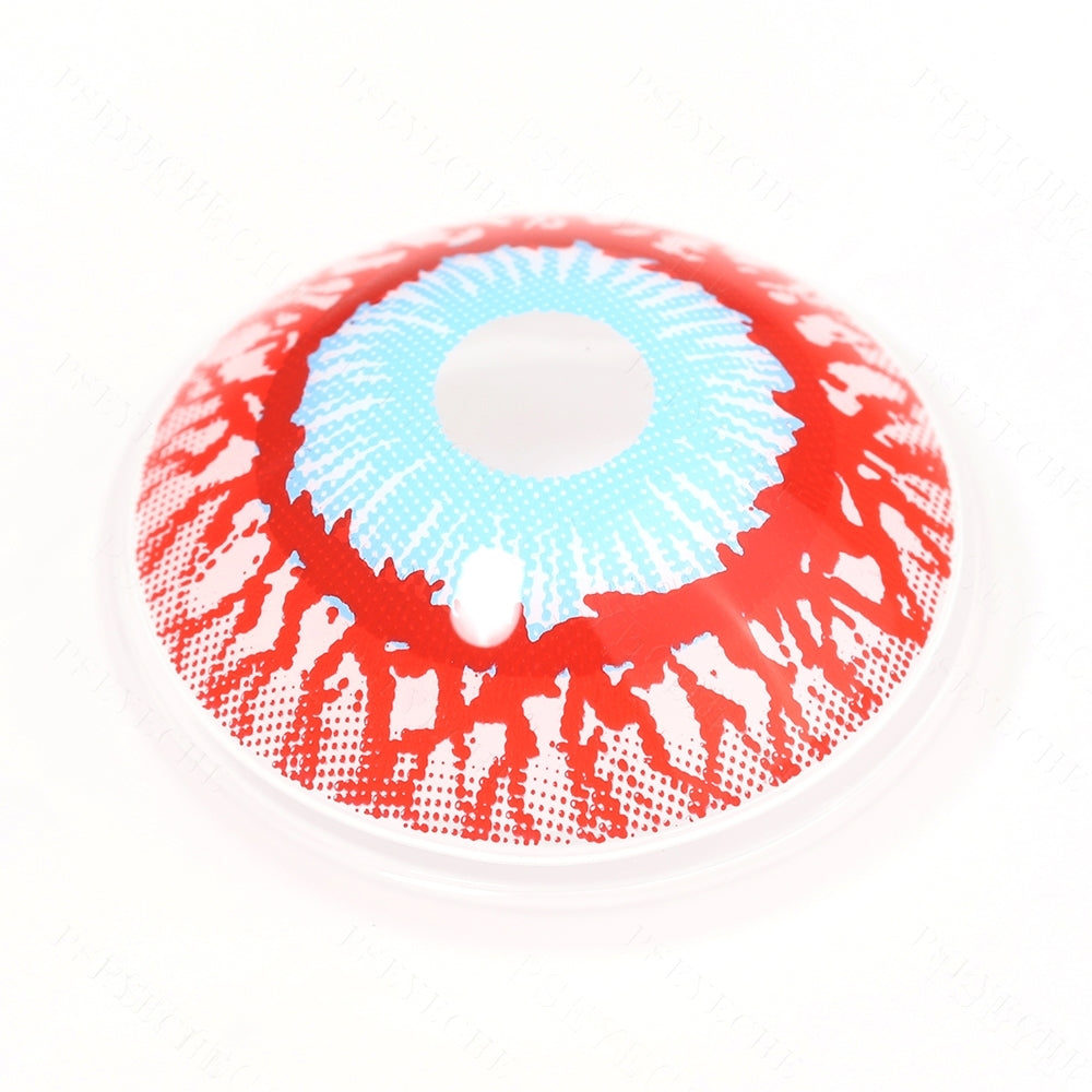 Junji Ito Bloodshot Infected Zombie Sclera Contacts
