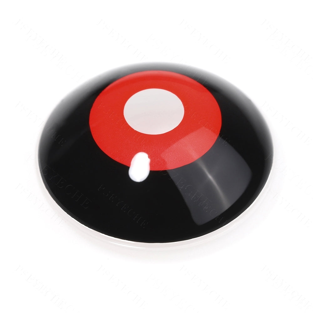 Jigsaw Black And Red Sclera Contacts