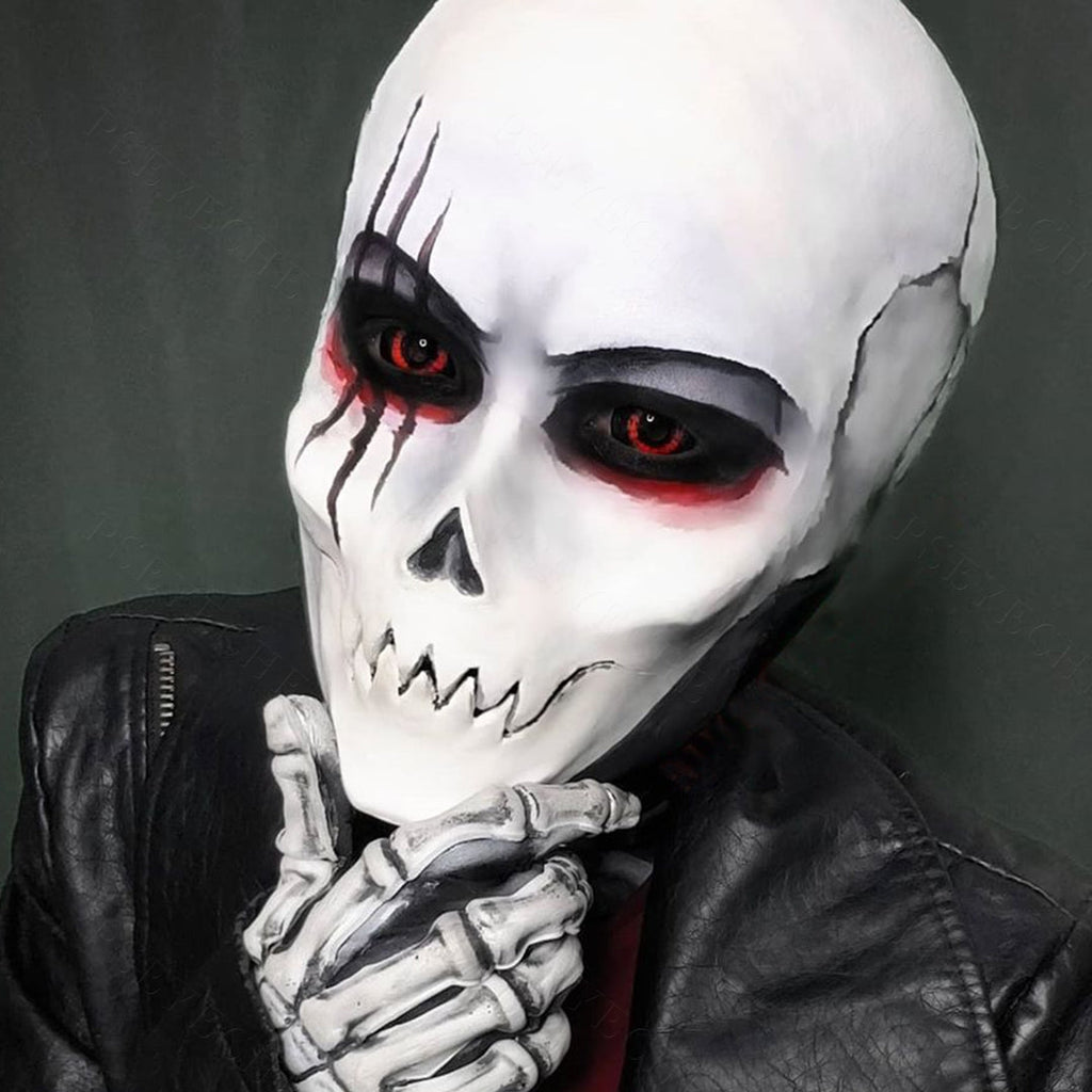 Red Shock Sclera Contacts