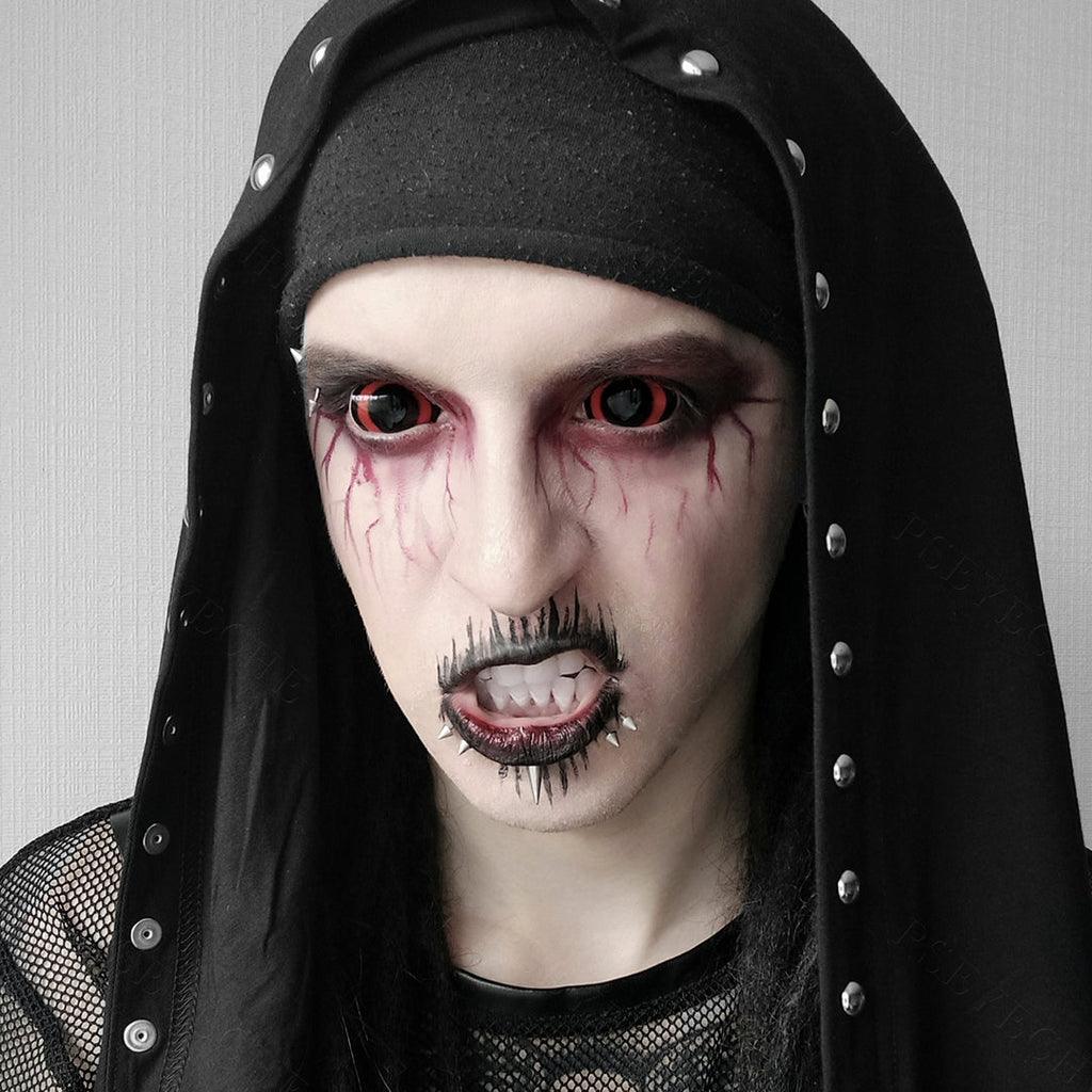Red Ring Ghoul Sclera Contacts