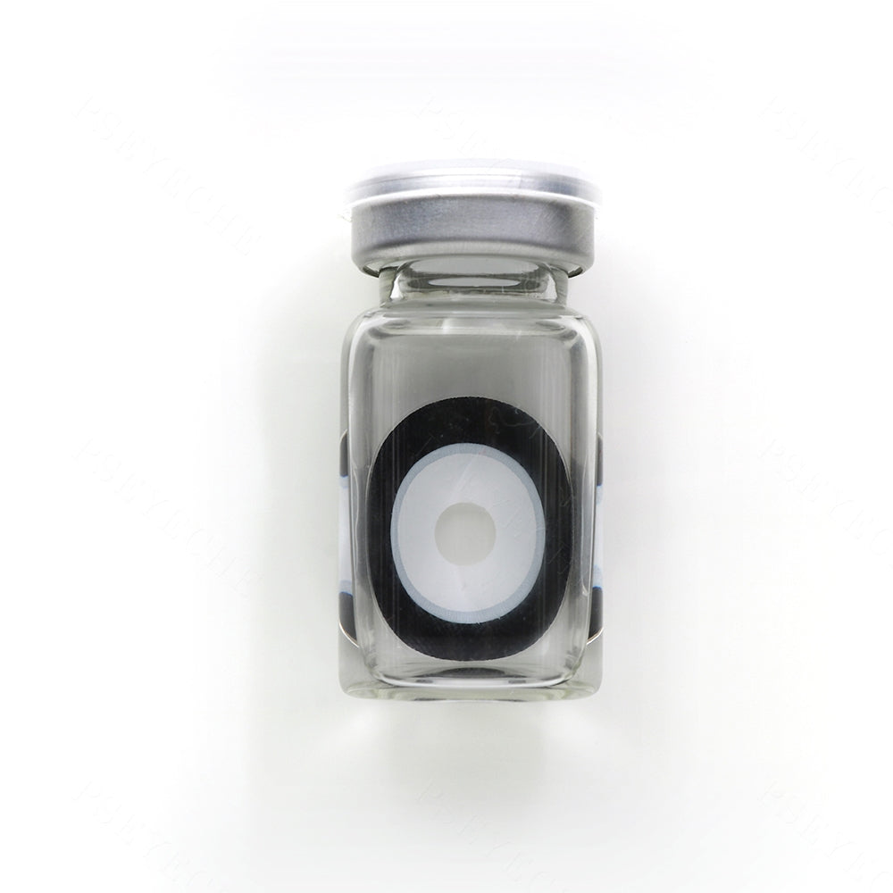 Medusa Black And White Sclera Contacts