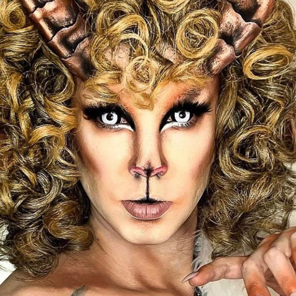 Medusa Black And White Sclera Contacts
