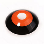 Black and Orange Sclera Contacts