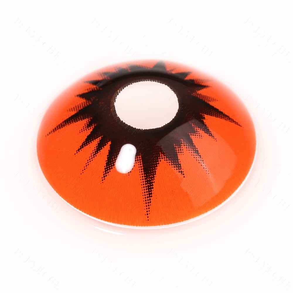 Omega Orange Sclera Contacts Secondary image
