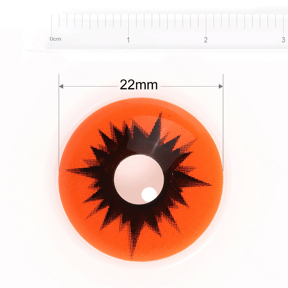 Omega Orange Sclera Contacts