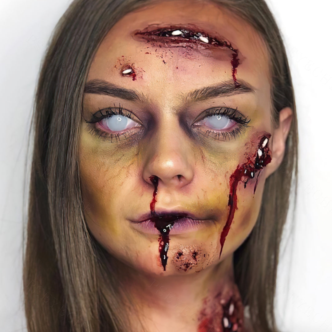 Blind White Sclera Contacts