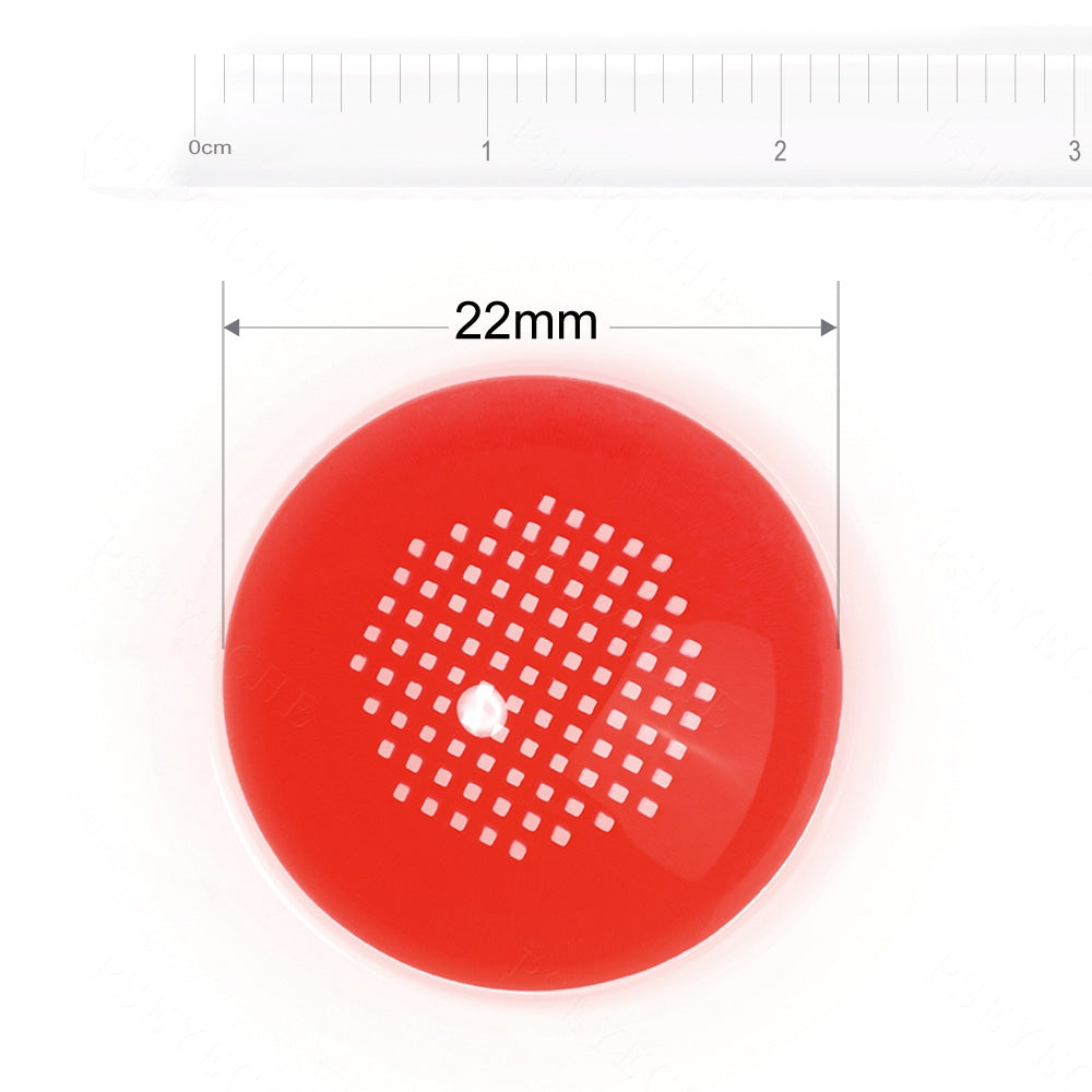Red Mesh Sclera Contacts