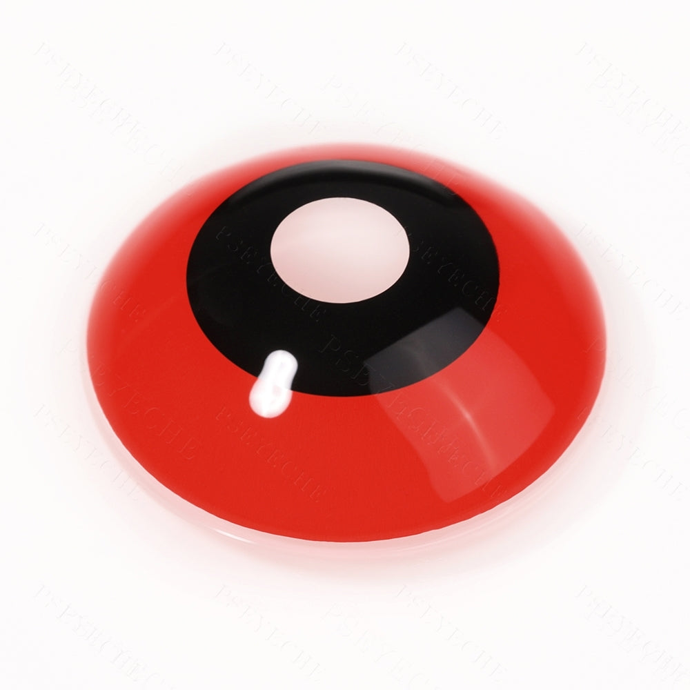 Red and Black Sclera Contacts