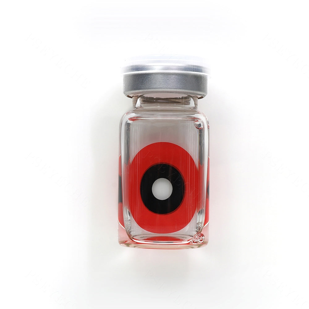 Red and Black Sclera Contacts