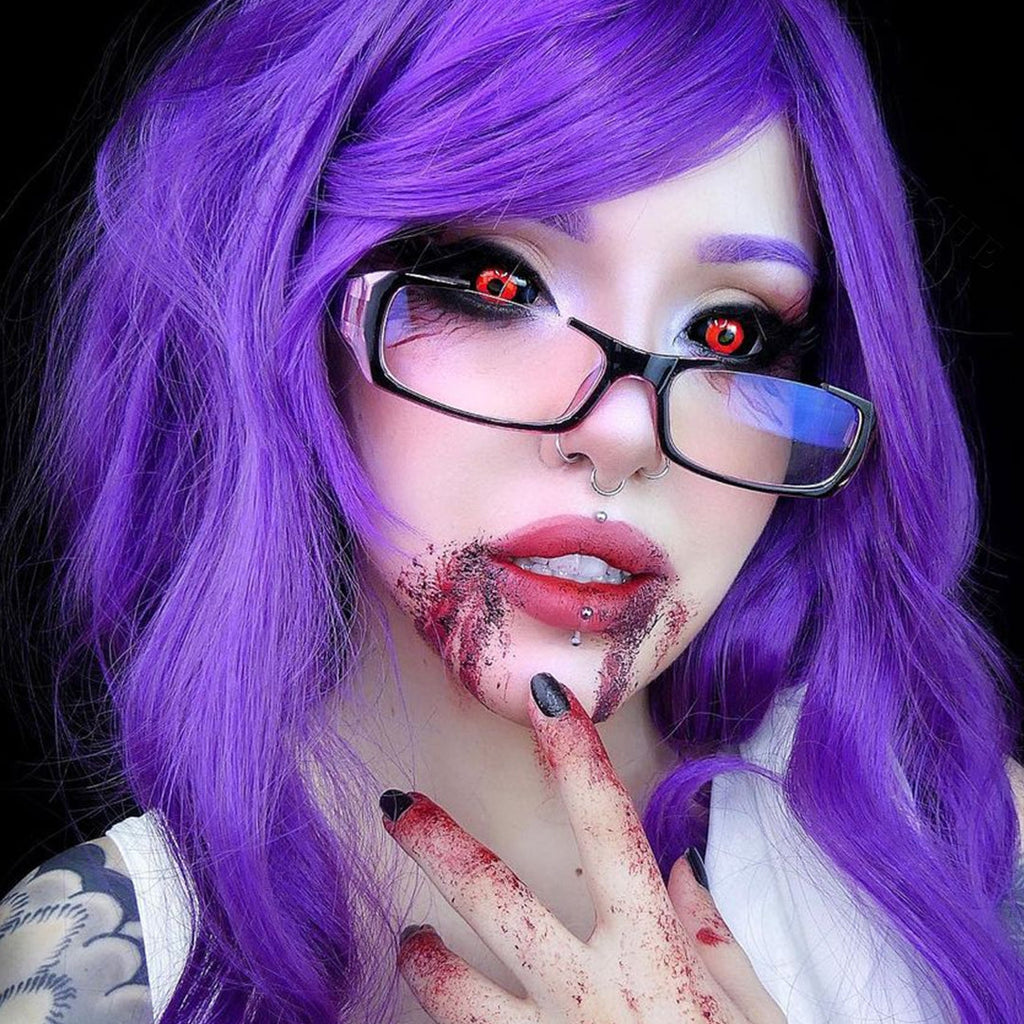 Tokyo Ghoul Black And Red Sclera Contacts