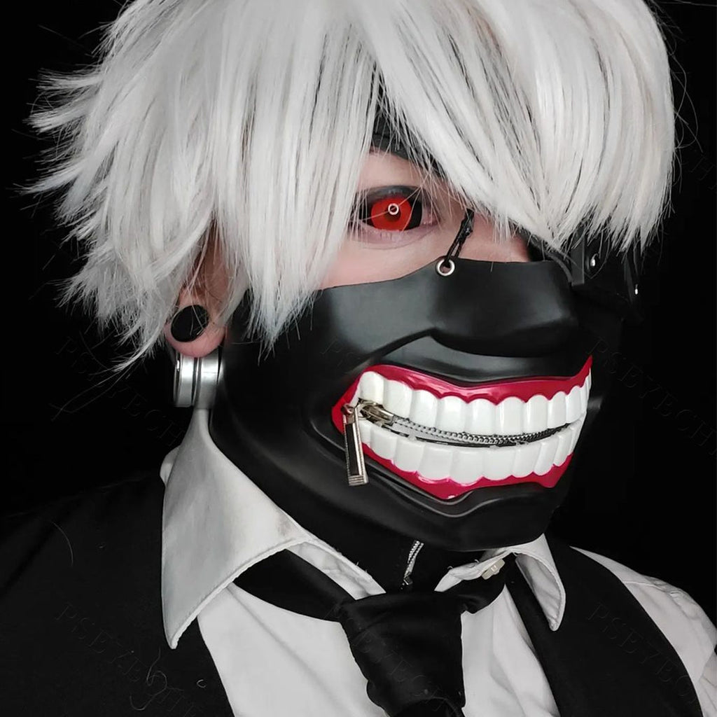 Tokyo Ghoul Black Ring Red Iris Sclera Contacts