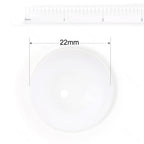 All White Mesh Sclera Contacts
