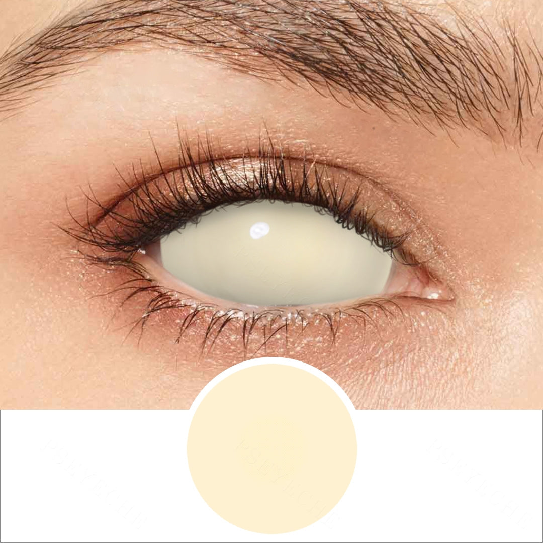 Blind Yellowish Sclera Contacts