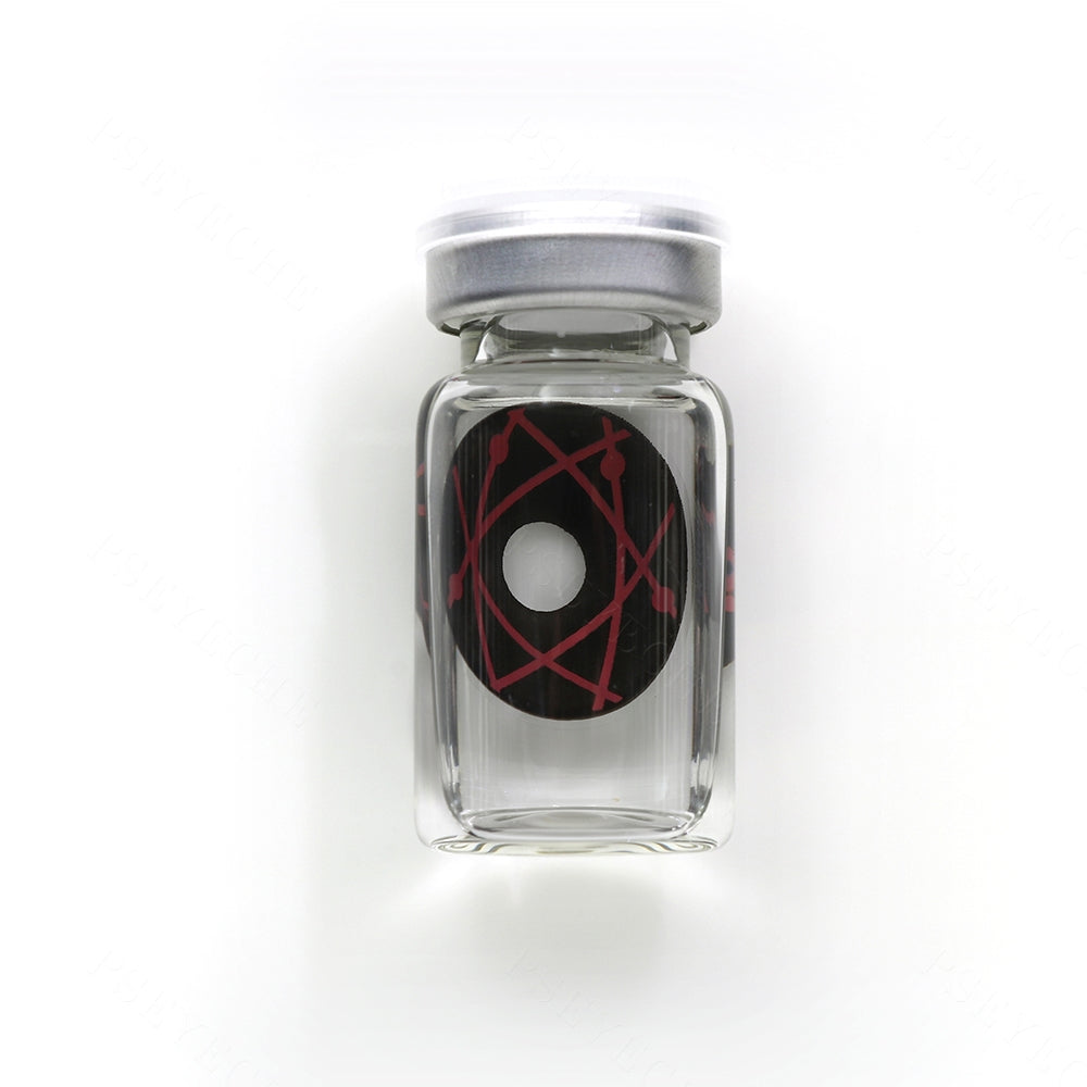 Red Star Trails Sclera Contacts