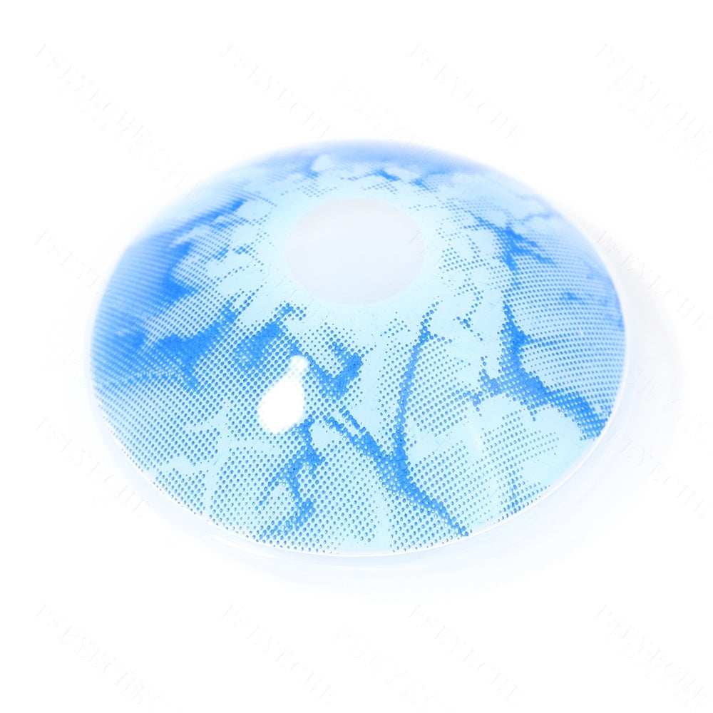 Ice Blue Zombie Sclera Contacts