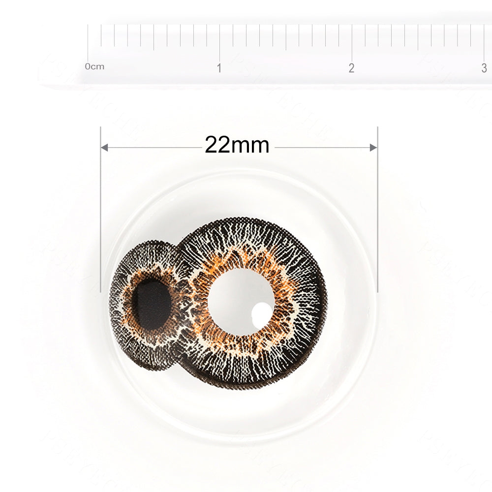 Mummy Double Iris Eye Sclera Contacts