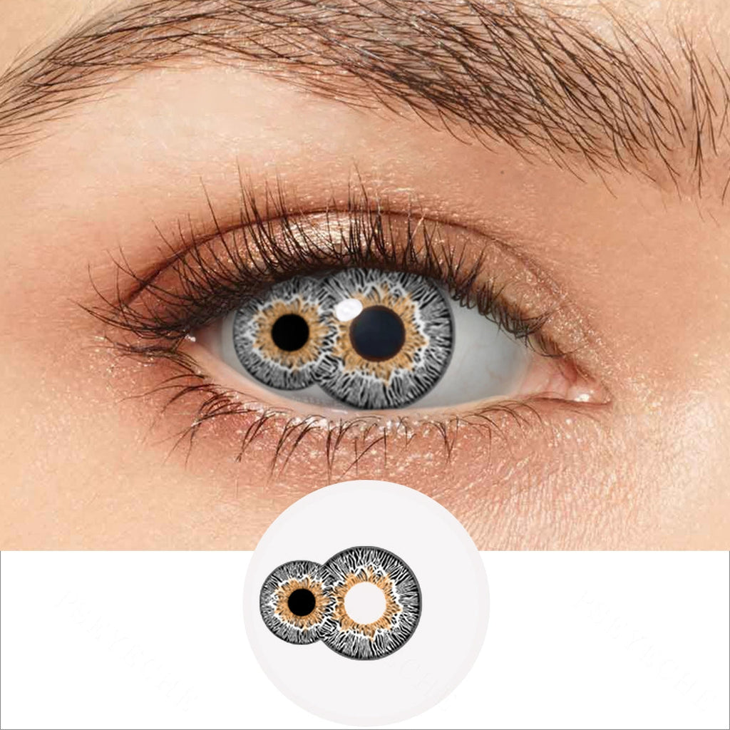 Mummy Double Iris Eye Sclera Contacts