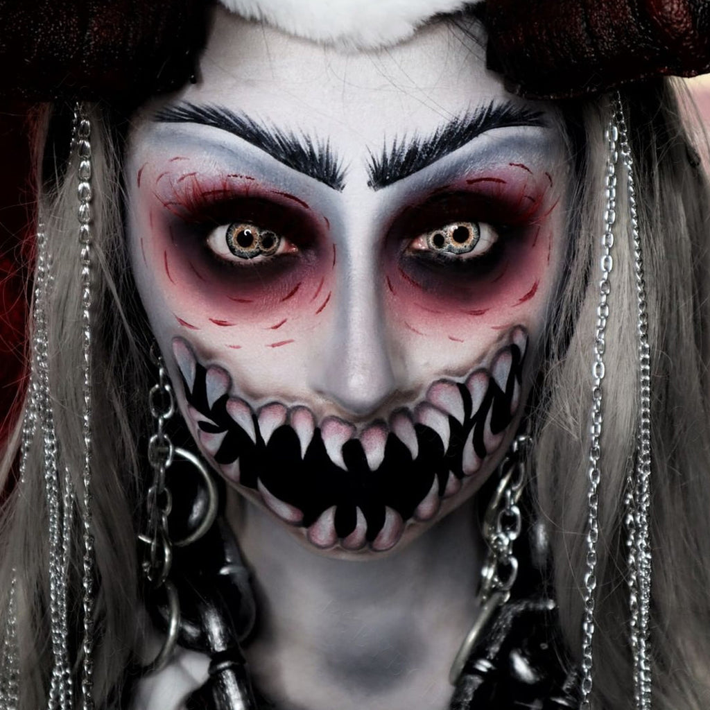 Mummy Double Iris Eye Sclera Contacts