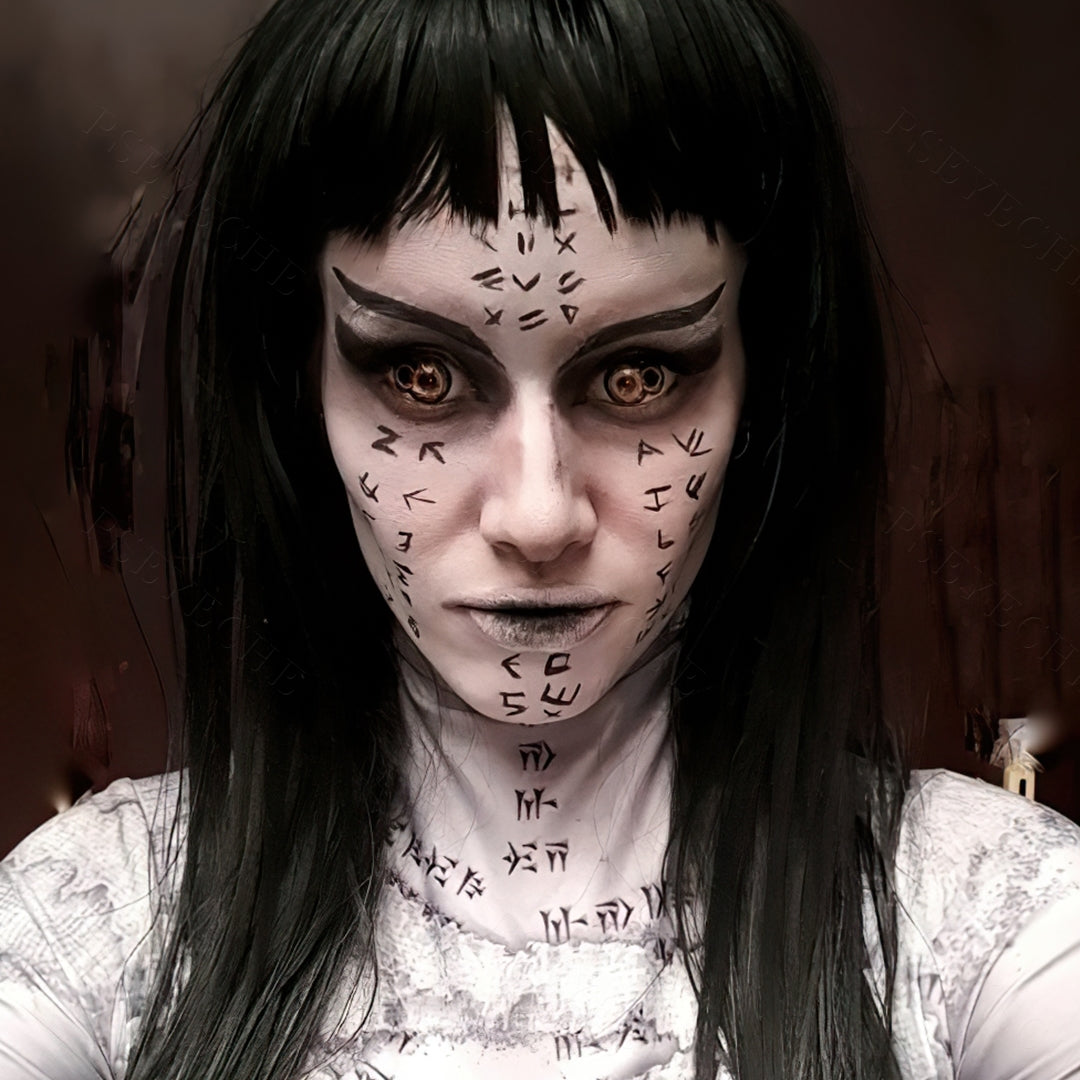 Mummy Double Iris Eye Sclera Contacts