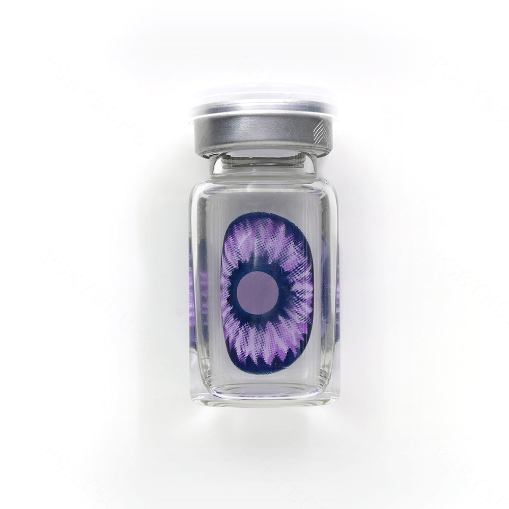 Purple Snowy Night Sclera Contacts