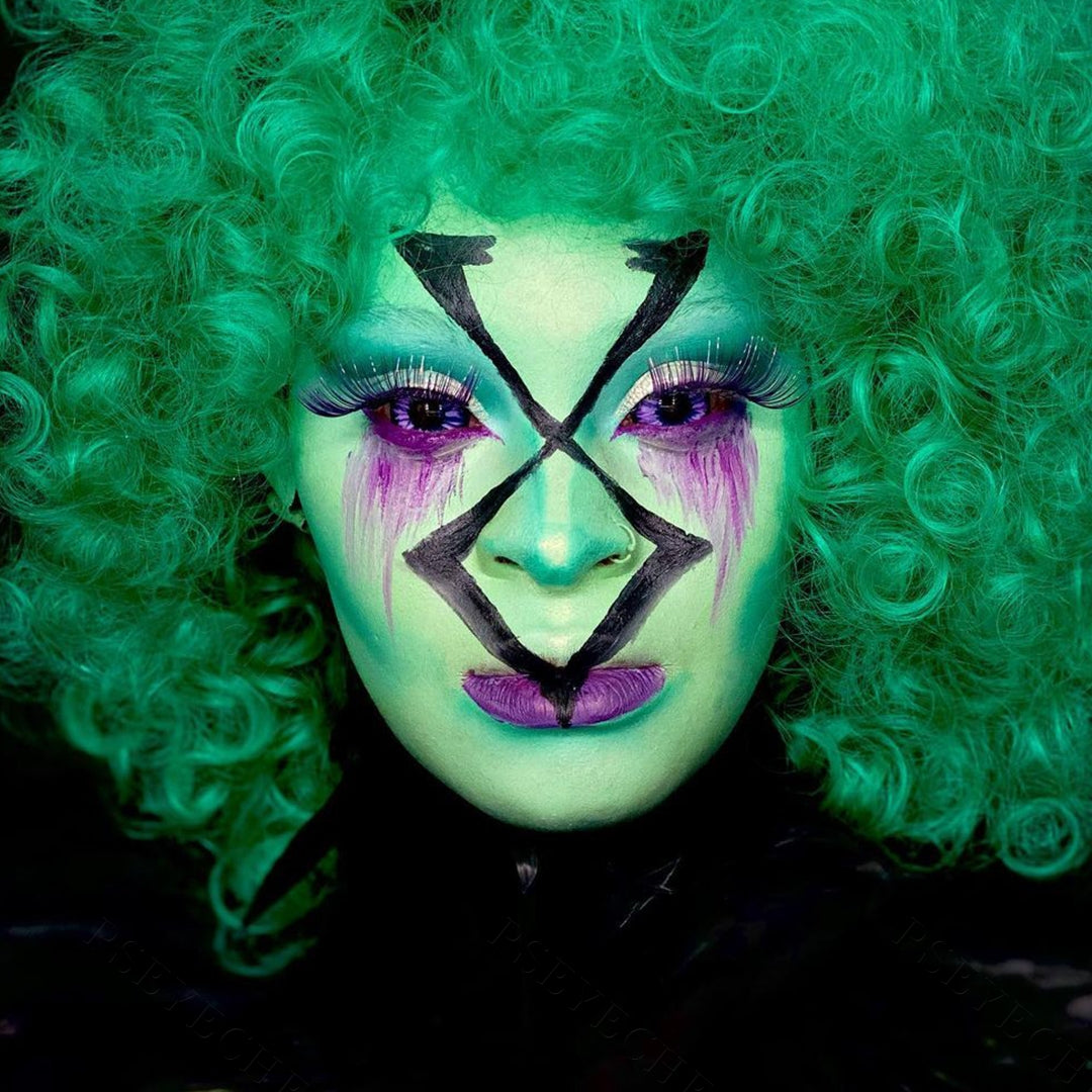 Purple Snowy Night Sclera Contacts