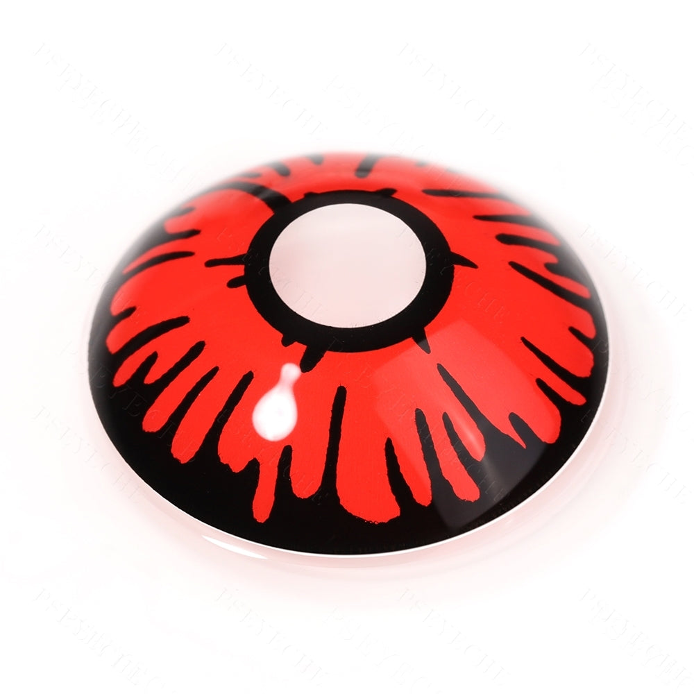 Red Demon Eyes Sclera Contacts Secondary image