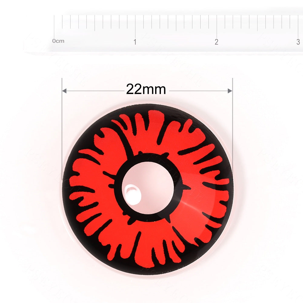 Red Demon Eyes Sclera Contacts