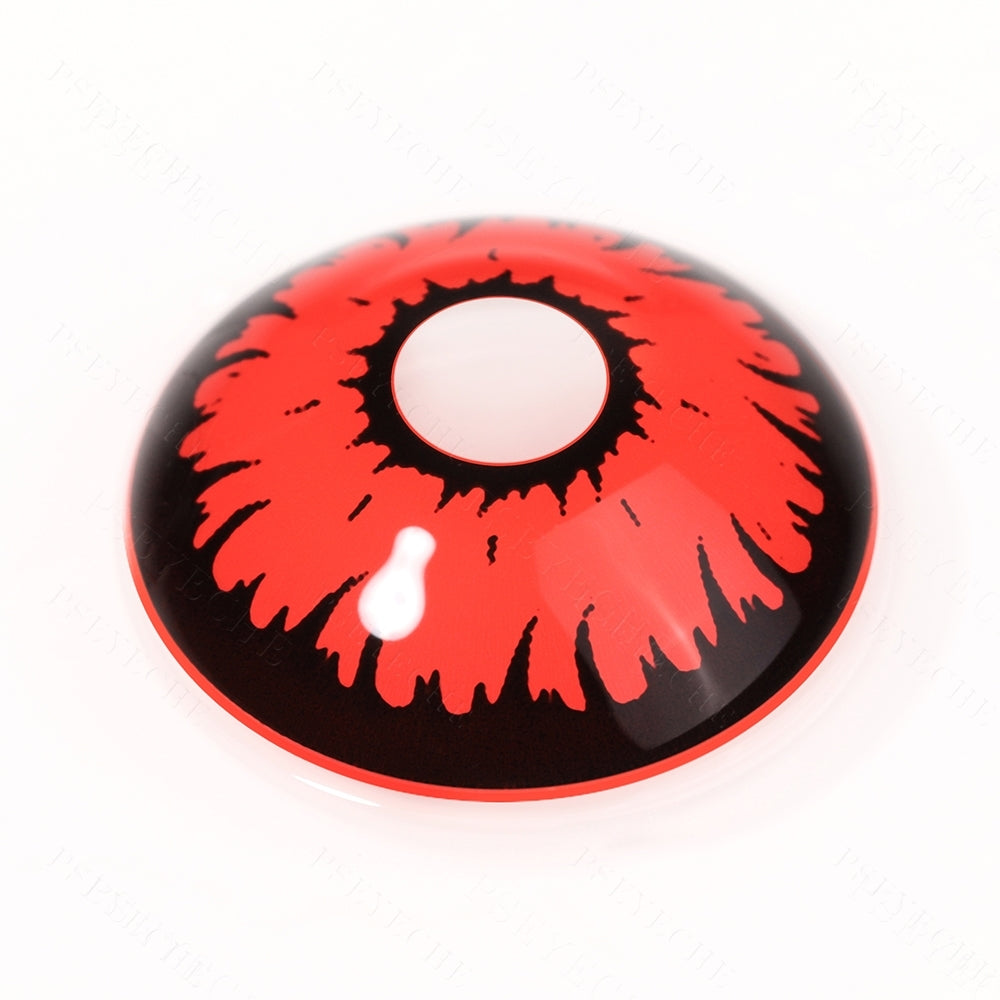 Red Angry Wolf Sclera Contacts Secondary image