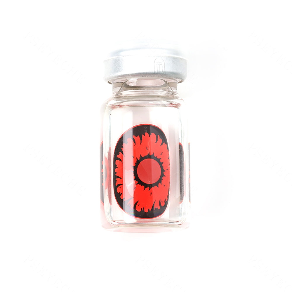 Red Angry Wolf Sclera Contacts