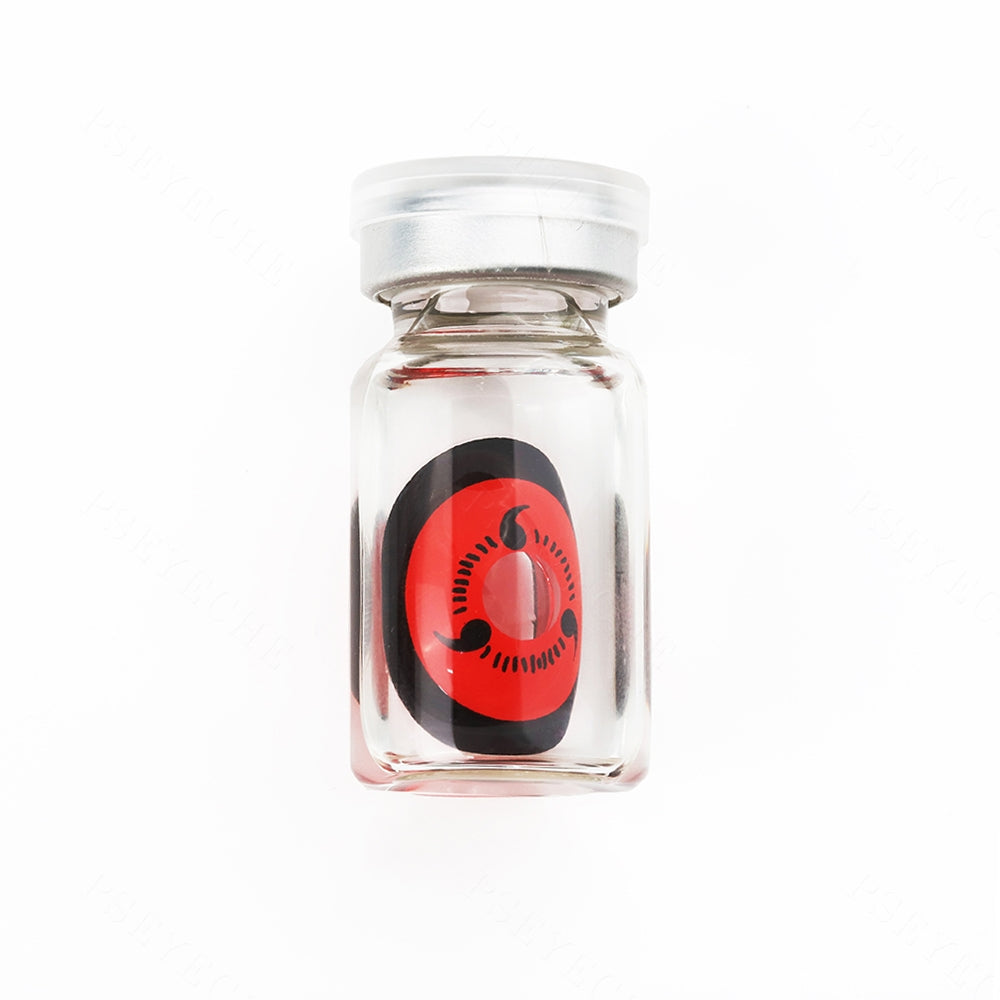 Uchiha 3 Tomoe Sharingan Sclera Contacts