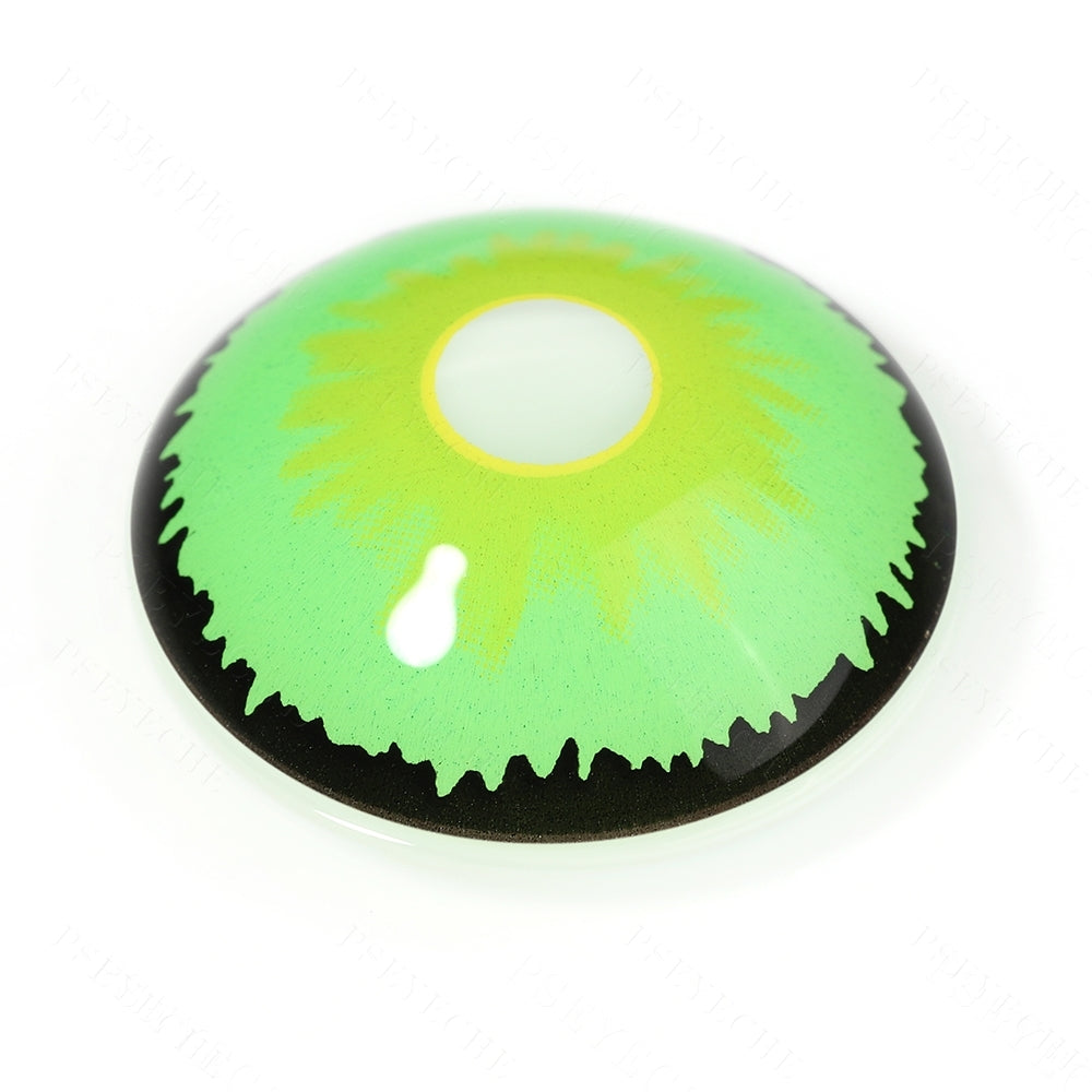 Green Demon Sclera Contacts Secondary image