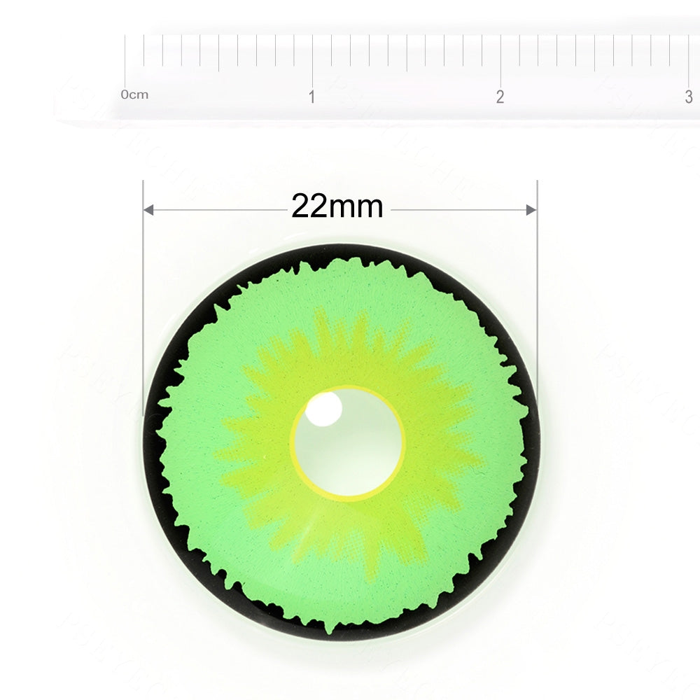Green Demon Sclera Contacts