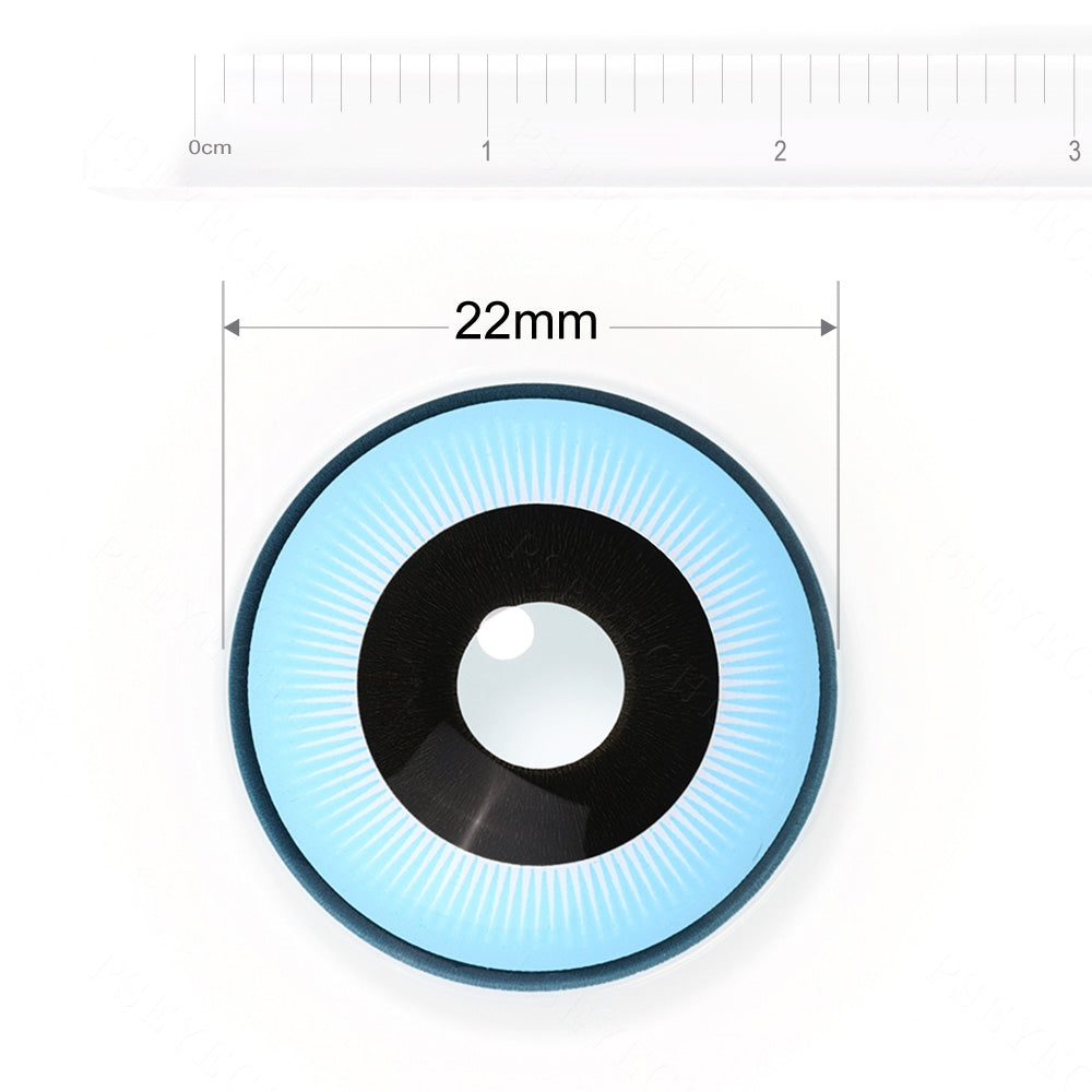 Blue Doll Eye Sclera Contacts