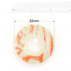 Red And Yellow Mottled Sclera Contacts