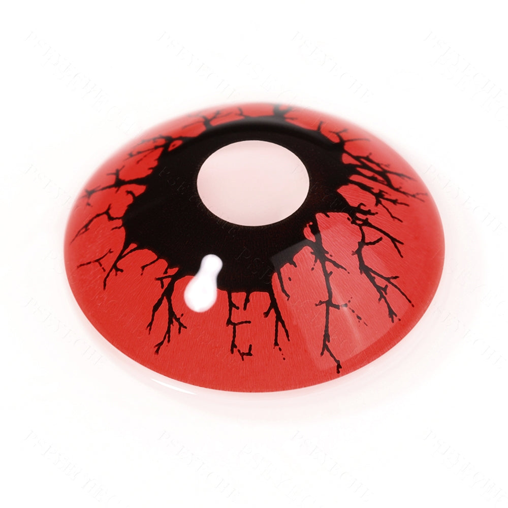 Red Slipknot Sclera Contacts Secondary image