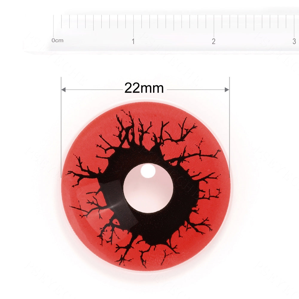 Red Slipknot Sclera Contacts