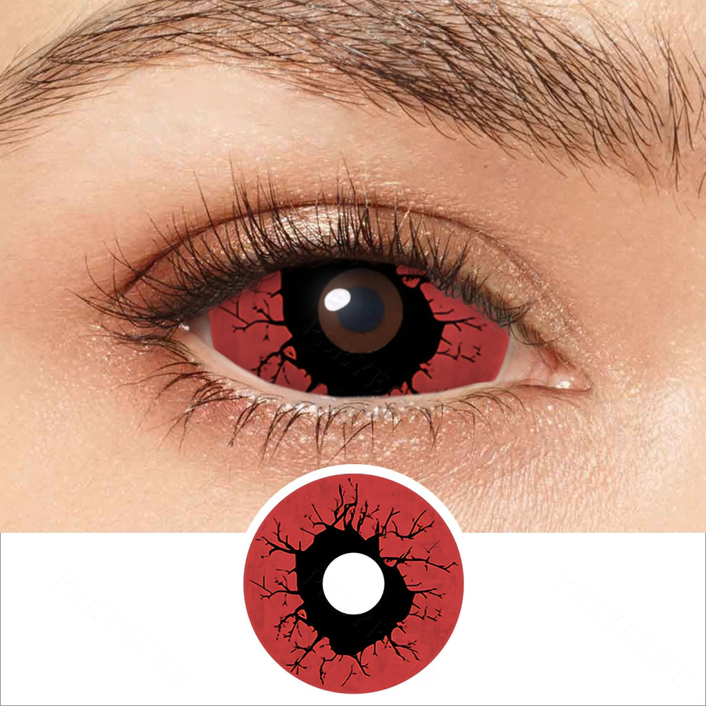 Red Slipknot Sclera Contacts