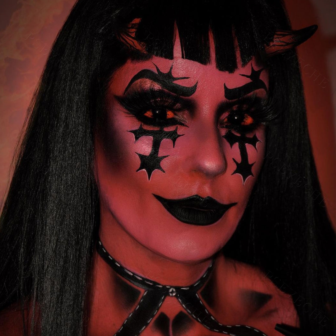 Red Slipknot Sclera Contacts