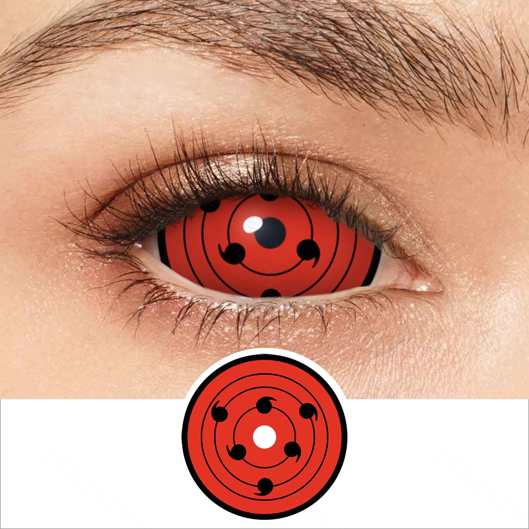 Sasuke 6 Tomoe Rinnegan Sclera Contacts (Available in 4 Color) Secondary image